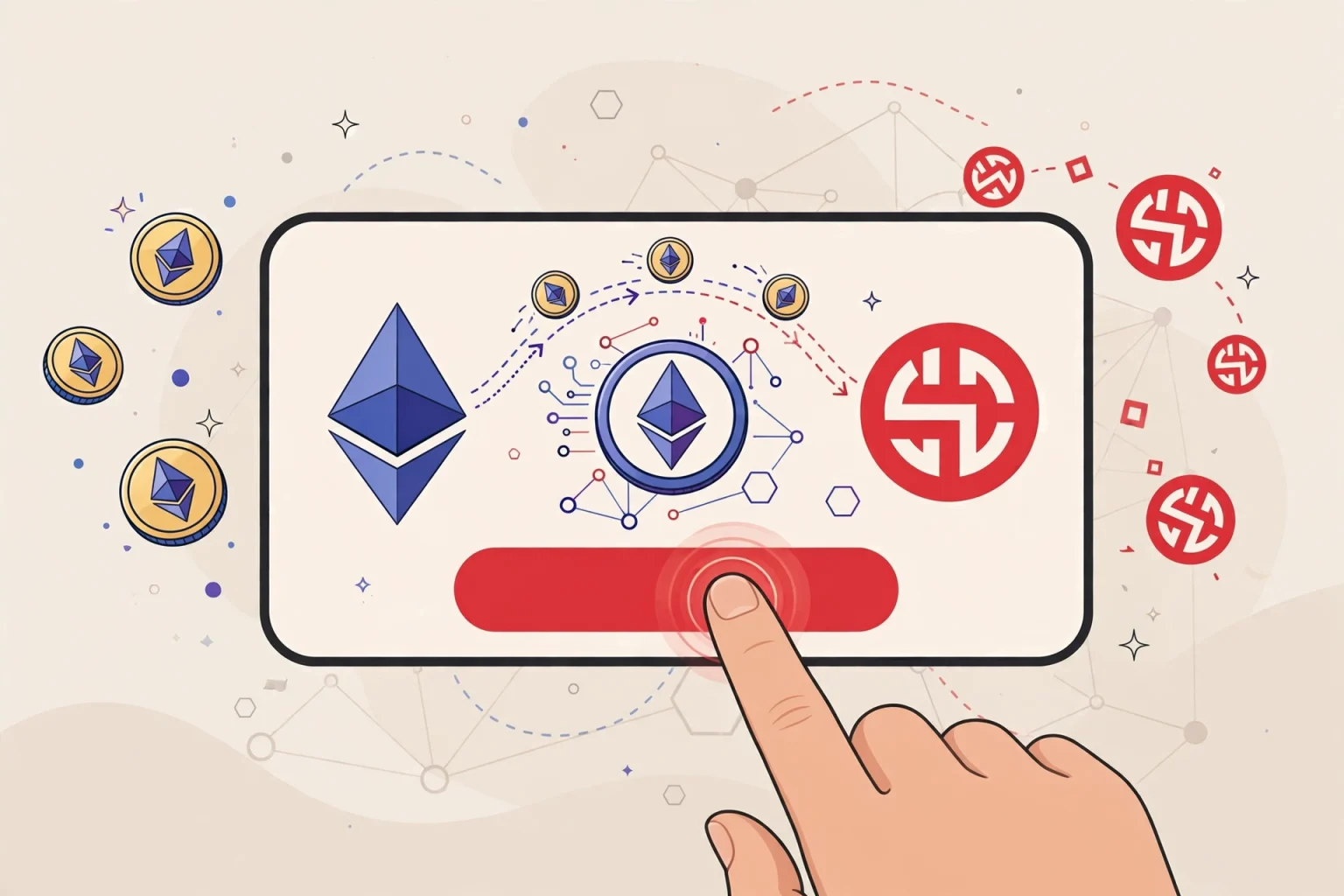 How to Buy Sonic (S) Tokens in 2026 – Beginner’s Guide Confirming the bridge transaction in a crypto wallet app
